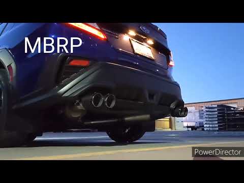 2022 WRX MBRP Street Profile Catback Exhaust