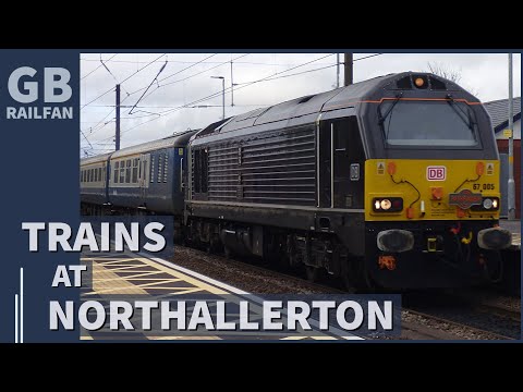 Trains at Northallerton including Railtour  "The Easter Chieftain" - 01/04/2024