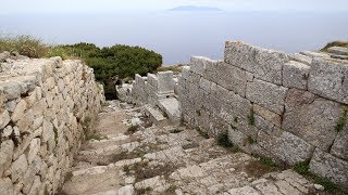 preview picture of video 'Ancient Thera - Santorini, Greece'