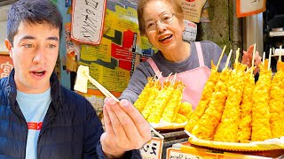 Japanese STREET FOOD in Kyoto!! Nishiki Market & High-End KAISEKI in Japan!