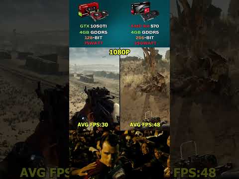 RX 570 vs GTX 1050 Ti – Which Budget GPU Surprises in 2025? #gaming #pcgaming