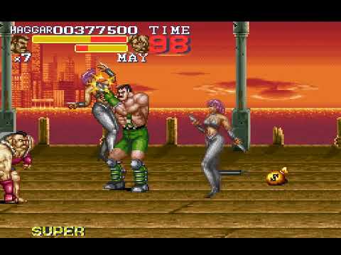 Final Fight 3 - SNES Longplay (Haggar)