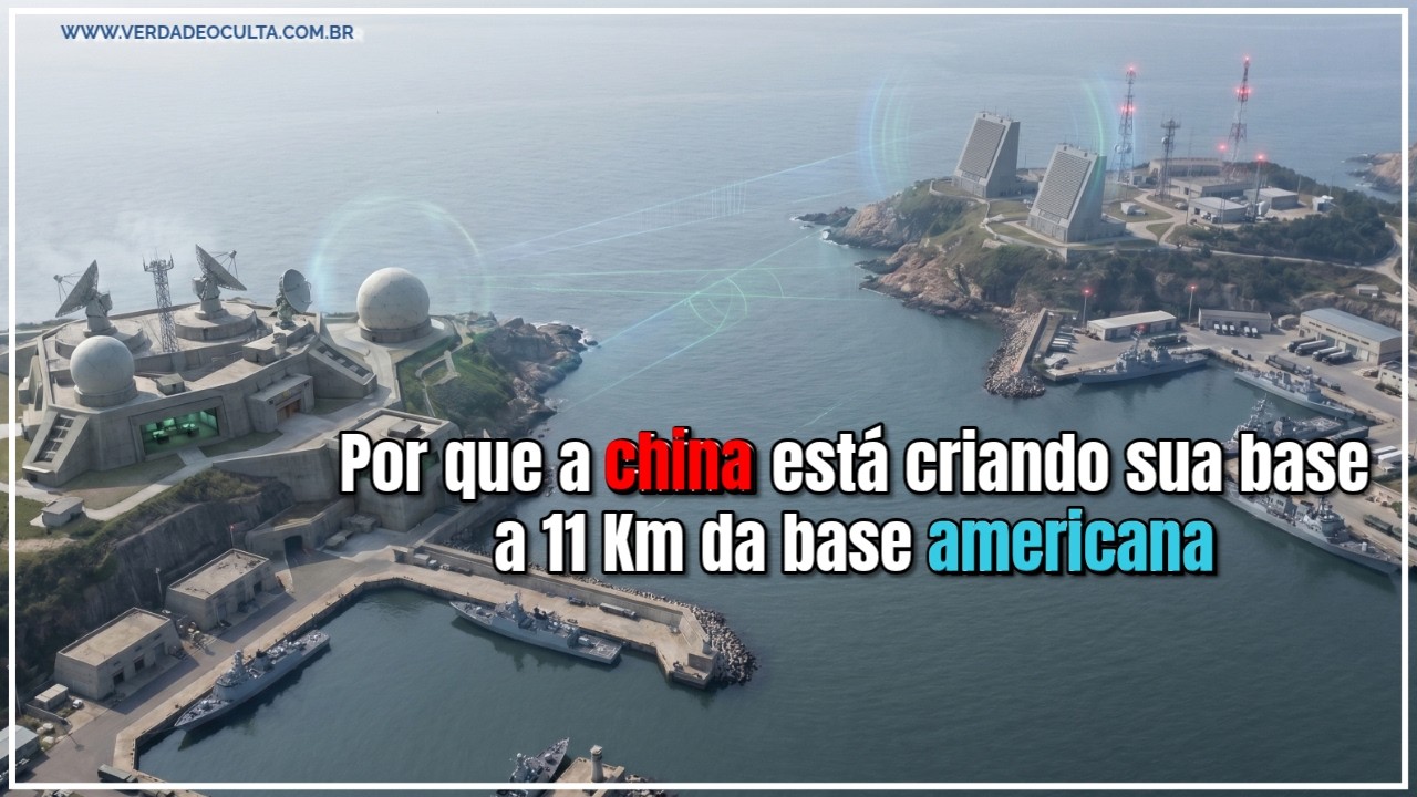 Por que a china está criando sua base a 11 Km da base americana