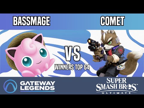 Gateway Legends - Winners Top 64 - Bassmage(Jigglypuff) Vs. Comet(Fox)