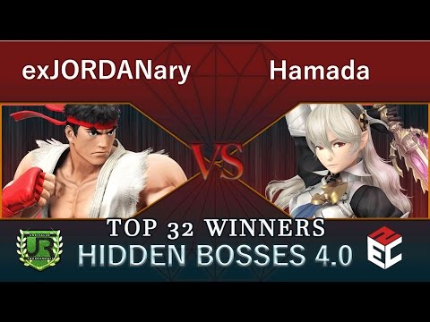 Hidden Bosses 4.0  TOP 32 WINNERS - exJORDANary (Ryu) vs Hamada (Corrin)