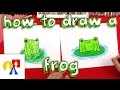 How To Draw A Cartoon Frog