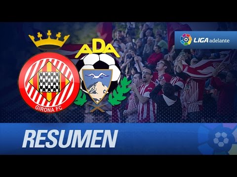 Resumen de Girona FC (3-0) AD Alcorcón