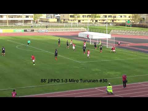 Suomen Cup, ottelukooste: JIPPO - Atlantis FC 1-3 (0-1)