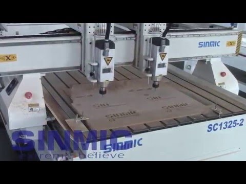 Help you increase productivity, allowing you to make more money 2 heads 1325 cnc router