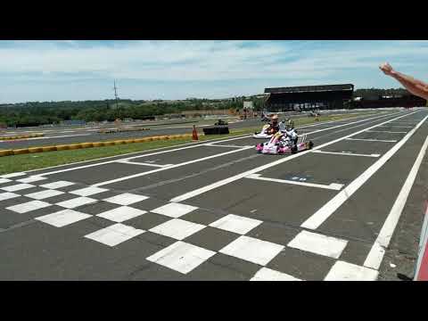 Vitória do piloto Sylvio Correa Neto - 9a Etapa da Copa São Paulo Light de Kart.