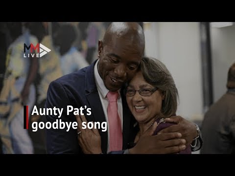 Hitting the high notes Auntie Pat sings goodbye to Mmusi Maimane