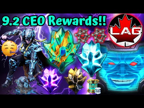 Act 9.2 100% Rewards Crystal Opening! CEO Titan Crystal Pull! Cosmic Class 7🌟Star & Basics! - MCOC