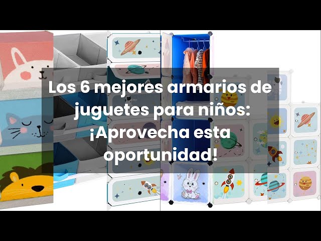 Vídeo relacionado con Ma(r)ke(t) Mueble Organizador Infantil, Armario Modular, Organizador Infantil con Puertas, Conjunto de 2 modulos para niños, Incluye Carro Espacial