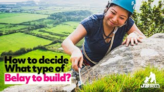 Rock Climbing Chat: NOT how to build a belay... but how to decide what TYPE to build!