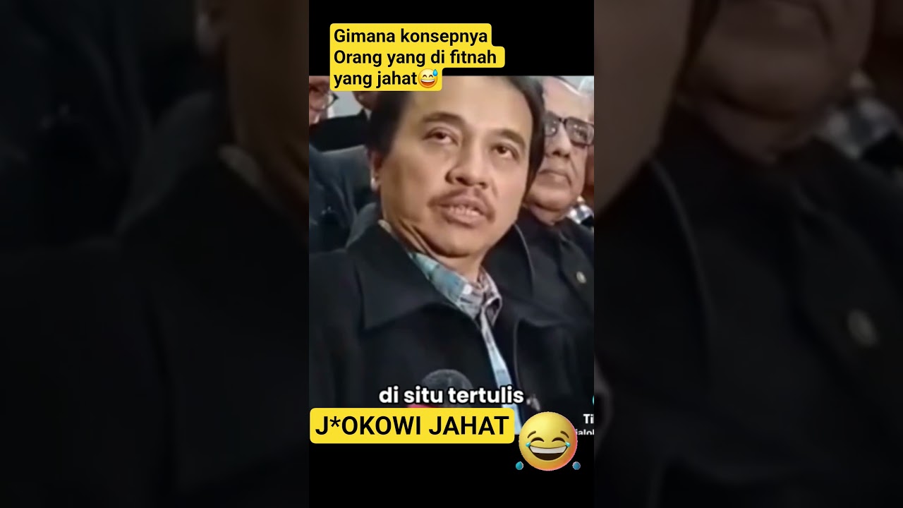 Logika roy suryo , j*okowi jahat 🤣 #shortvideo #roysuryo #ijasahpalsu #jokowi #fyp