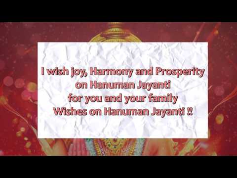 Hanuman Jayanti video greetings l Video Greeting Card