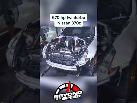 Thumbnail for Insane stock block 650+ HP VQ37 Twin turbo Nissan 370Z 😈😈 #sportcar #shorts by S-segment