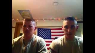 Soldiers sing Three Wooden Crosses by Randy Travis