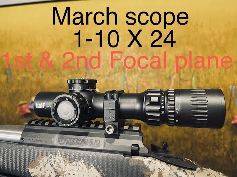MARCH SCOPE 1-10x24 dual￼ reticle rifle scop