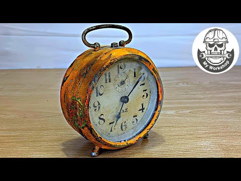 1920's Vintage JAZ Alarm Clock Restoration
