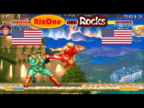 Super Street Fighter 2 Turbo ➤ Riz0ne (Usa) vs Rocks (Usa) 슈퍼 스트리트 파이터 2 터보