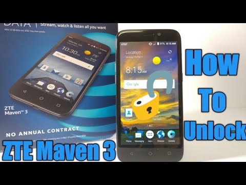 How To Unlock ZTE Maven 3 for all Carriers