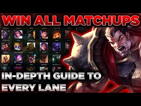 How to Play All Darius Matchups - In-Depth Guide on How to Play Every Lane - Updated Tier List S12