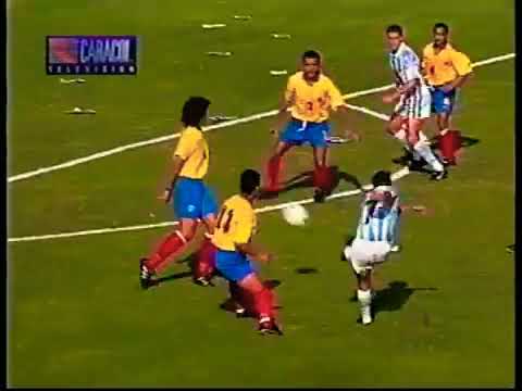 Colombia 0-Argentina 1 Eliminatorias francia 1998