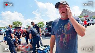 Dad Finds His Wife & Kid Brutally Stabbed In Broad Daylight Outside Supermarket