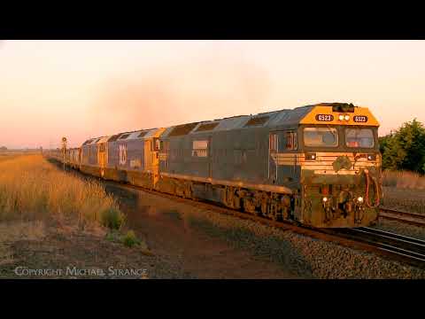 7732V Pacific National Grain Train Departs The Gheringhap Loop Line (11/2/2024) - PoathTV Railway