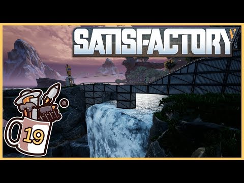 Satisfactory - #19 - Bridging the Gap - Let's Play / Gameplay / Construction