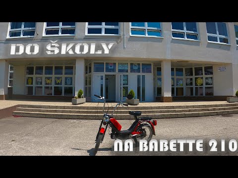 IDEM DO ŠKOLY NA BABETTE 210/motovlog/jazda/zábeh