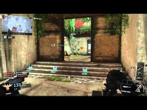 BO3 gameplay: hardpoint evac "knife only slaying noobs"