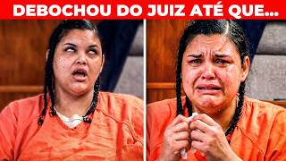 Mulher Insurportável Virou os Olhos, tirou juiz do sério no Tribunal e então ele fez isso