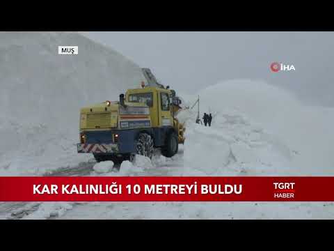 Kar Kalınlığı 10 Metreyi Buldu
