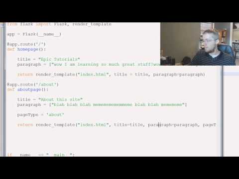 Flask Web Development in Python - 4 - HTML Logic