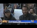 Homeless People In Echo Park Face Off With Rangers, Cleanup Crews