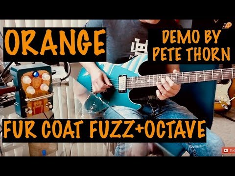 Orange Fur Coat Fuzz / Octave Pedal, Old School Fuzz a Shop Favorite. Support Indie Music Shops ! image 6