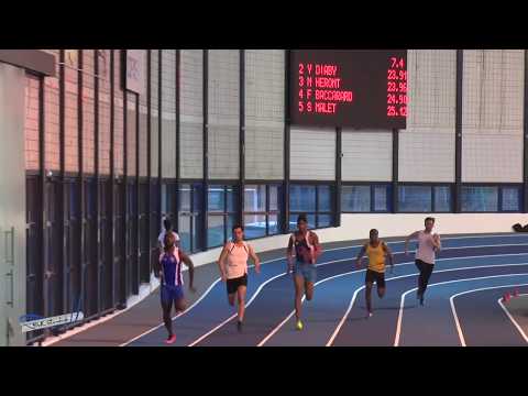 200m – Groupe D – Finale 4 – JESM – Championnat 92 & 78 Indoor 02/12/2018 – Eaubonne