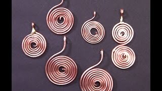 preview picture of video 'Copper Wire Spirals #1'