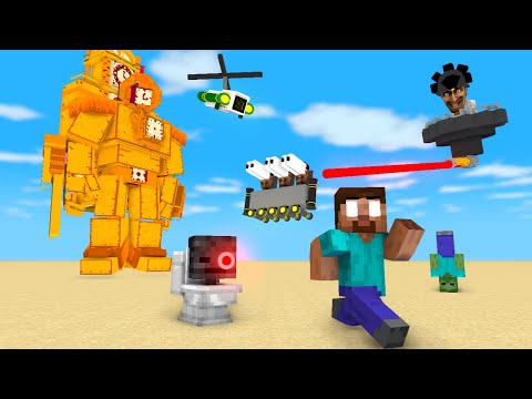 Minecraft Mobs : MONSTERS  SEASON 3 ALL EPISODE - Minecraft Animation