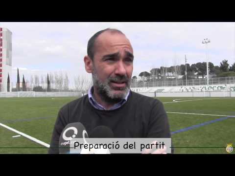CFC - FC VILAFRANCA. Roda premsa Ivan Moreno, entrenador FC Vilafranca. (22/3/15)