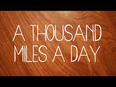 A Thousand Miles A Day (Lyric Video) - David Gorman