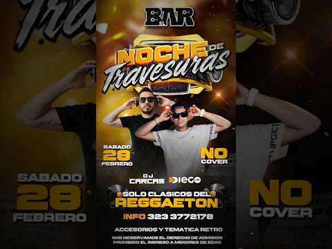 NOCHE DE TRAVESURAS este sábado 28 de febrero (ARANZAZU CALDAS - EL BAR) 😈🔥#aranzazu #reggaeton