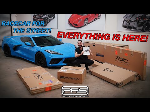REVEALING $10,000 BODYKIT ON OUR CORVETTE C8!!