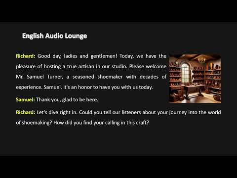 Advanced English | A conversation with a shoemaker | C1/C2 level