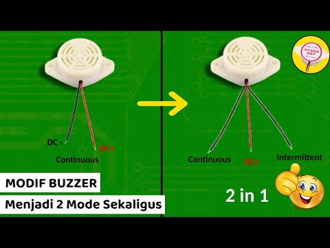 Modify Buzzer 3-24V to Dual Mode 2 in 1 ( Continuous & Intermittent) | Amazing Electronic Projects