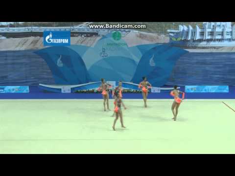 Team Belarus- 2 Hoops + 3 Clubs- Final- World Cup Kazan 2015