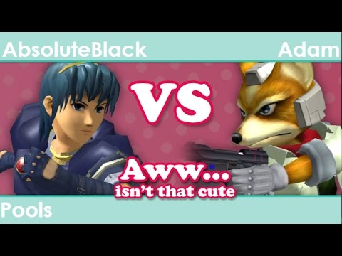 AITC 3 - AbsoluteBlack (Marth) vs Adam (Fox) Pools - Melee