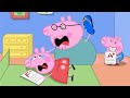 George Is Smart And Peppa Is A Bad Student Right Peppa Pig Funny Animation